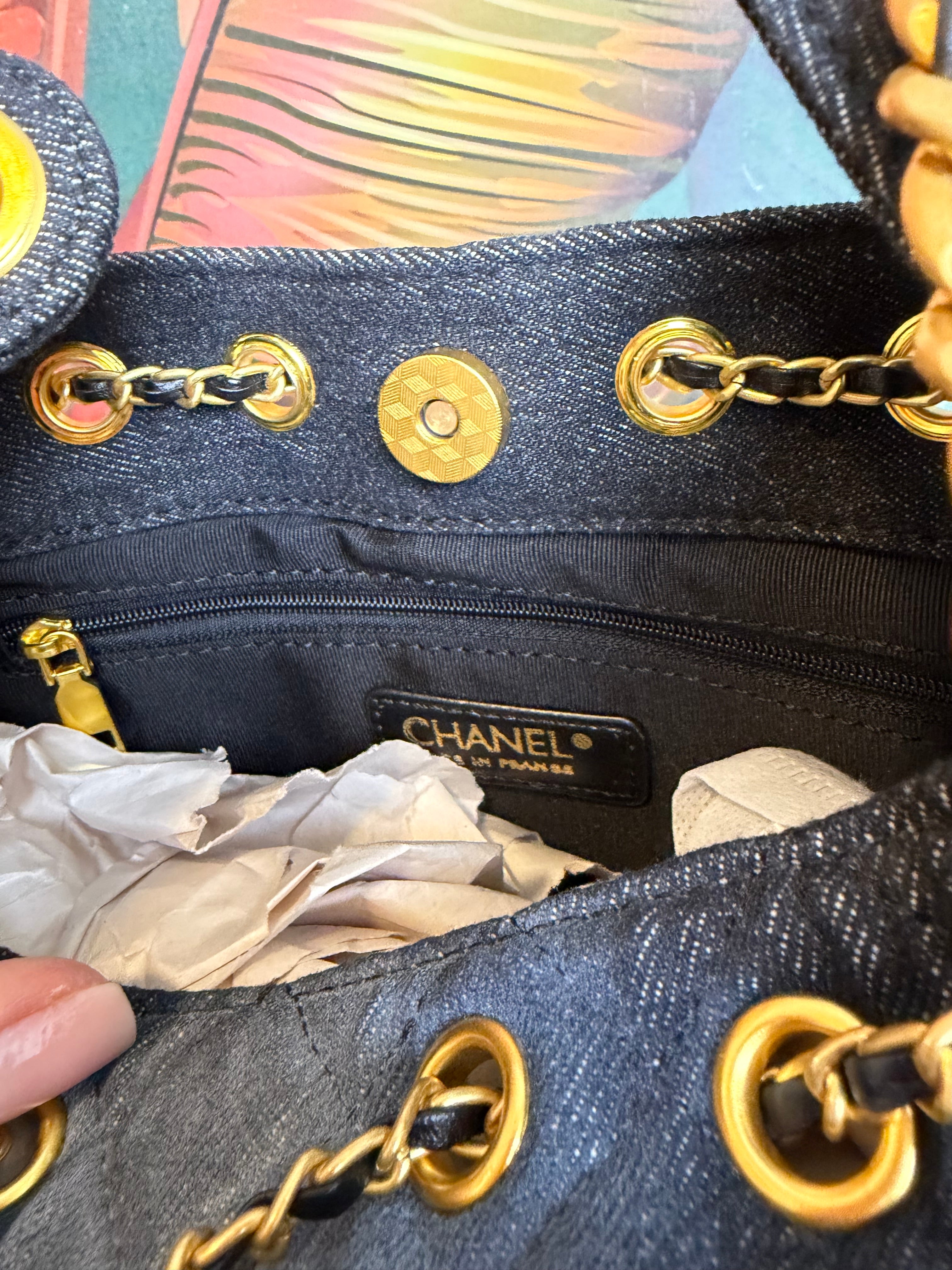 Borsa denim 25cm