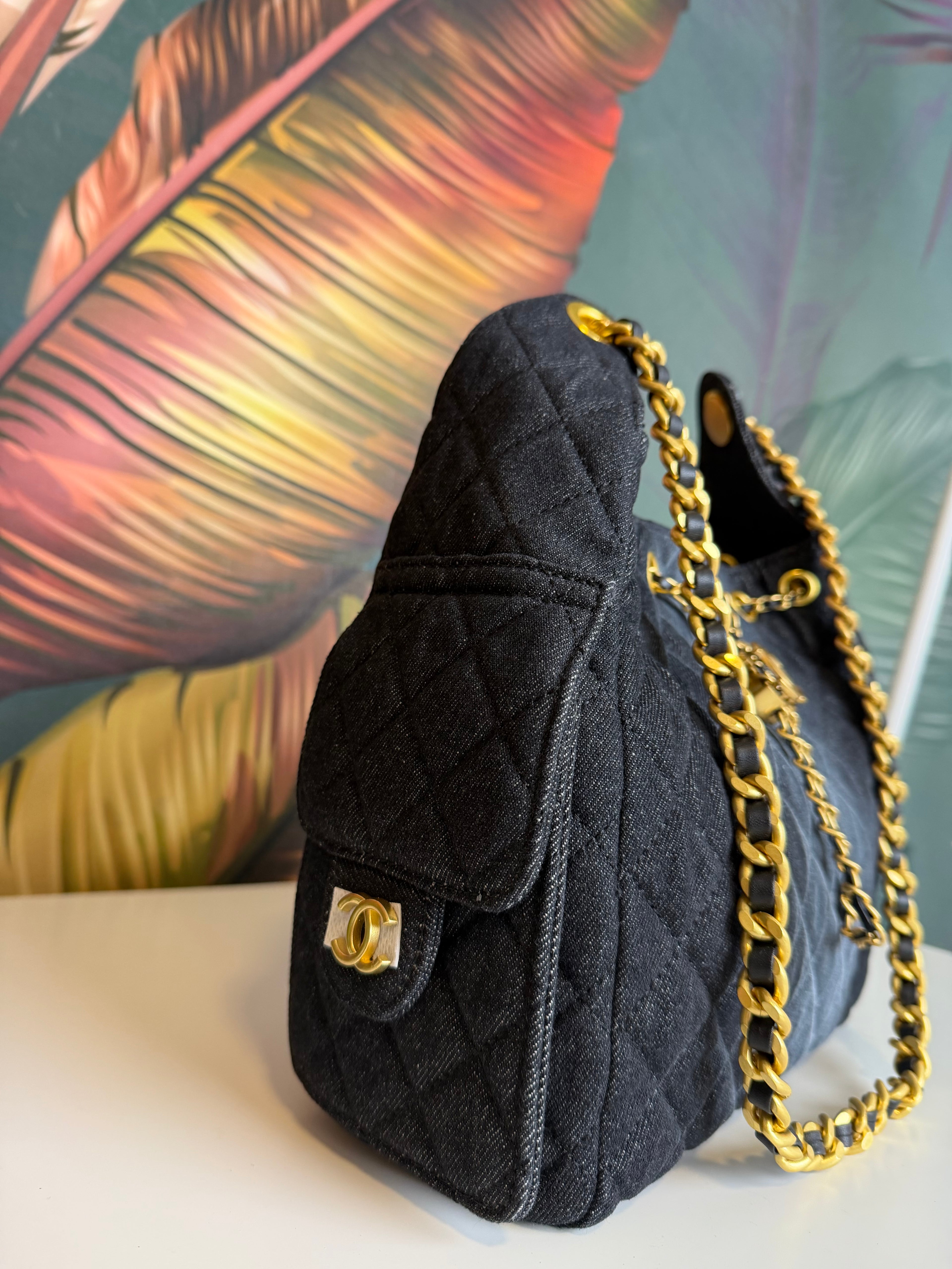 Borsa denim 25cm