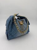 Borsa denim chiaro 25cm