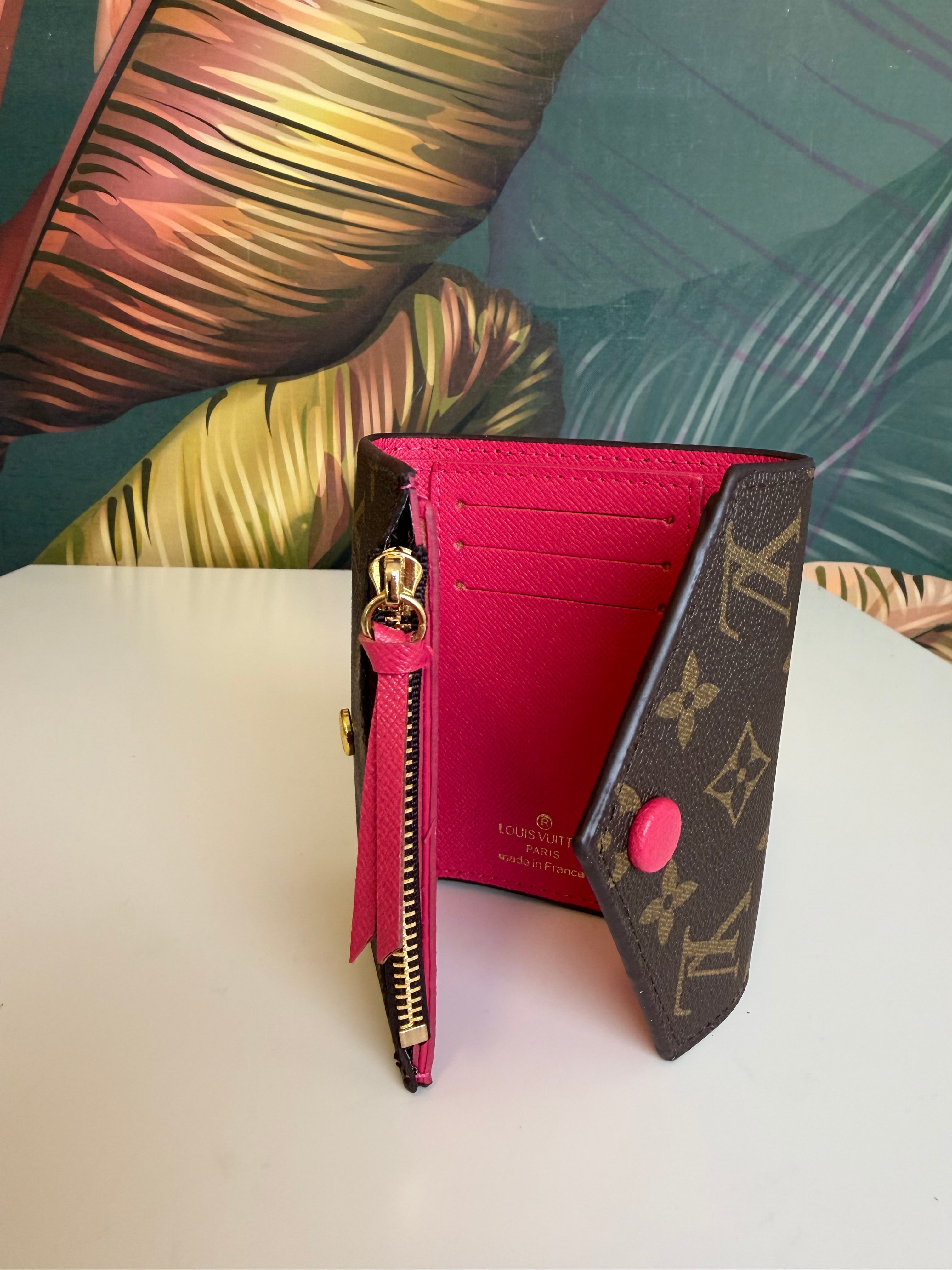 Portafoglio small plum red