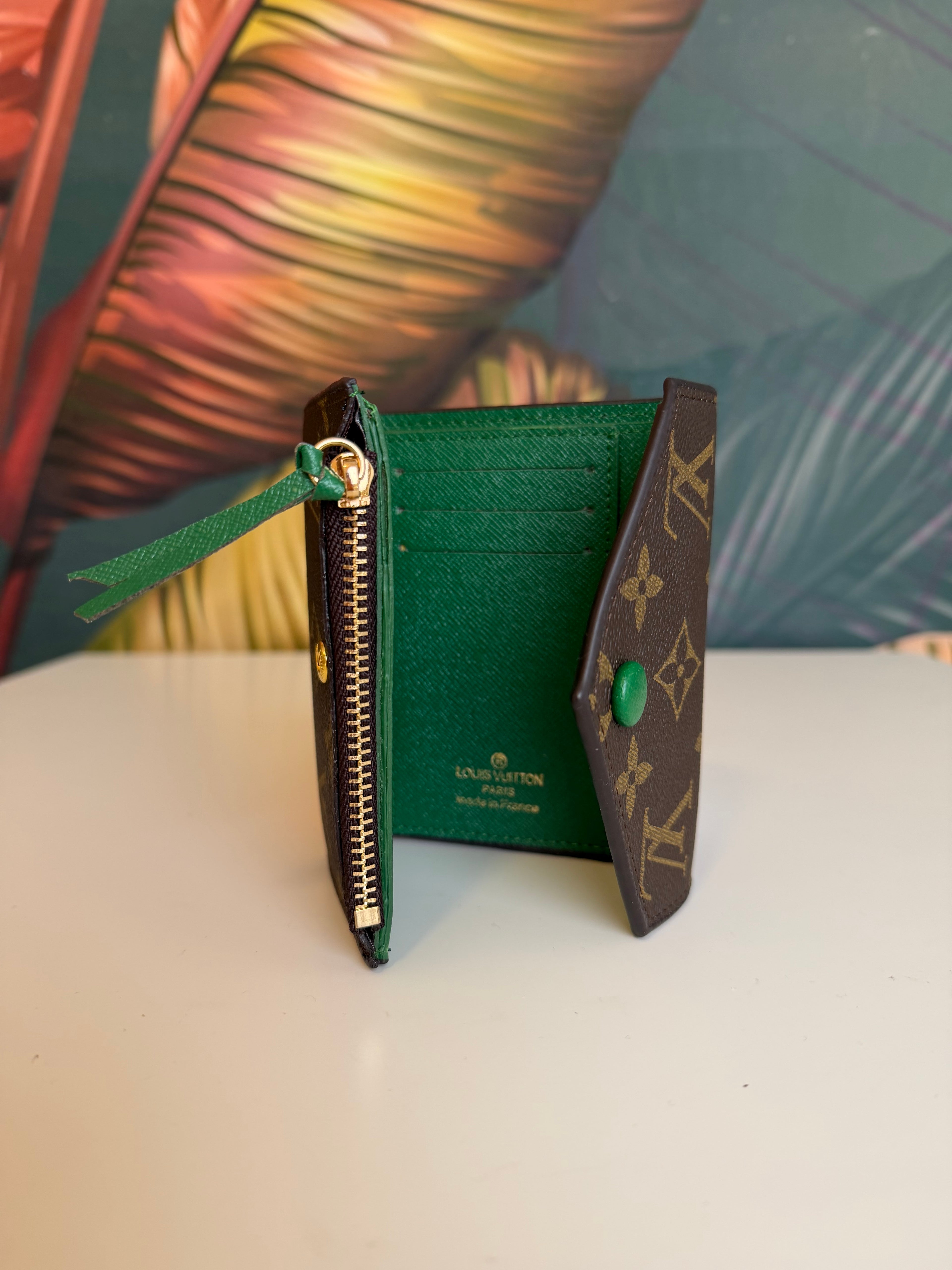 Portafoglio small green