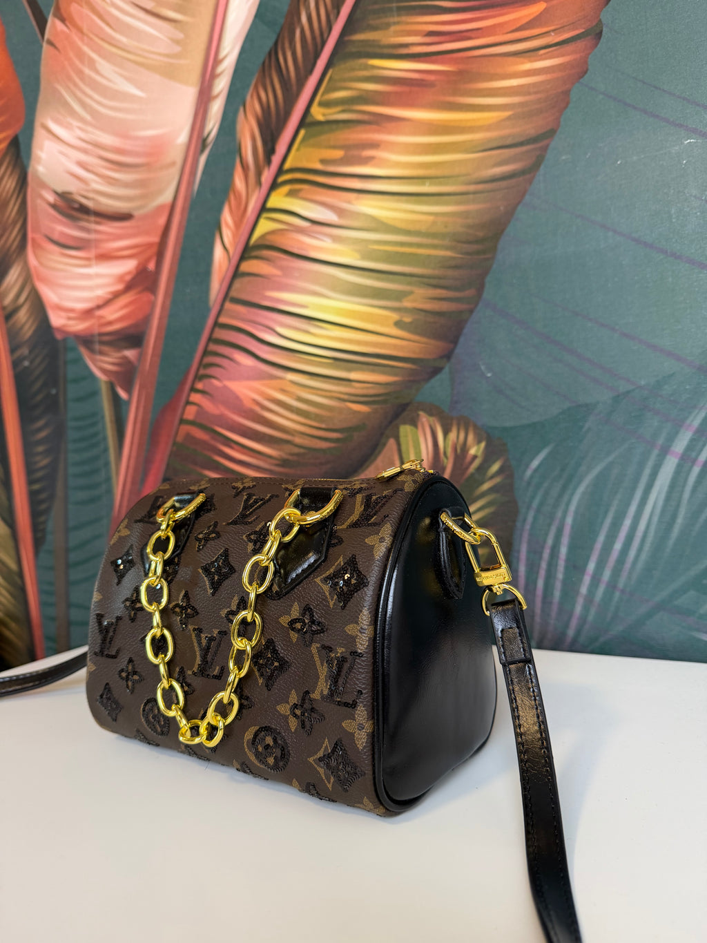 Baule paillettes 20cm
