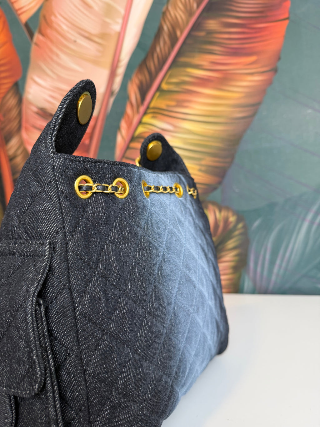 Borsa denim 25cm