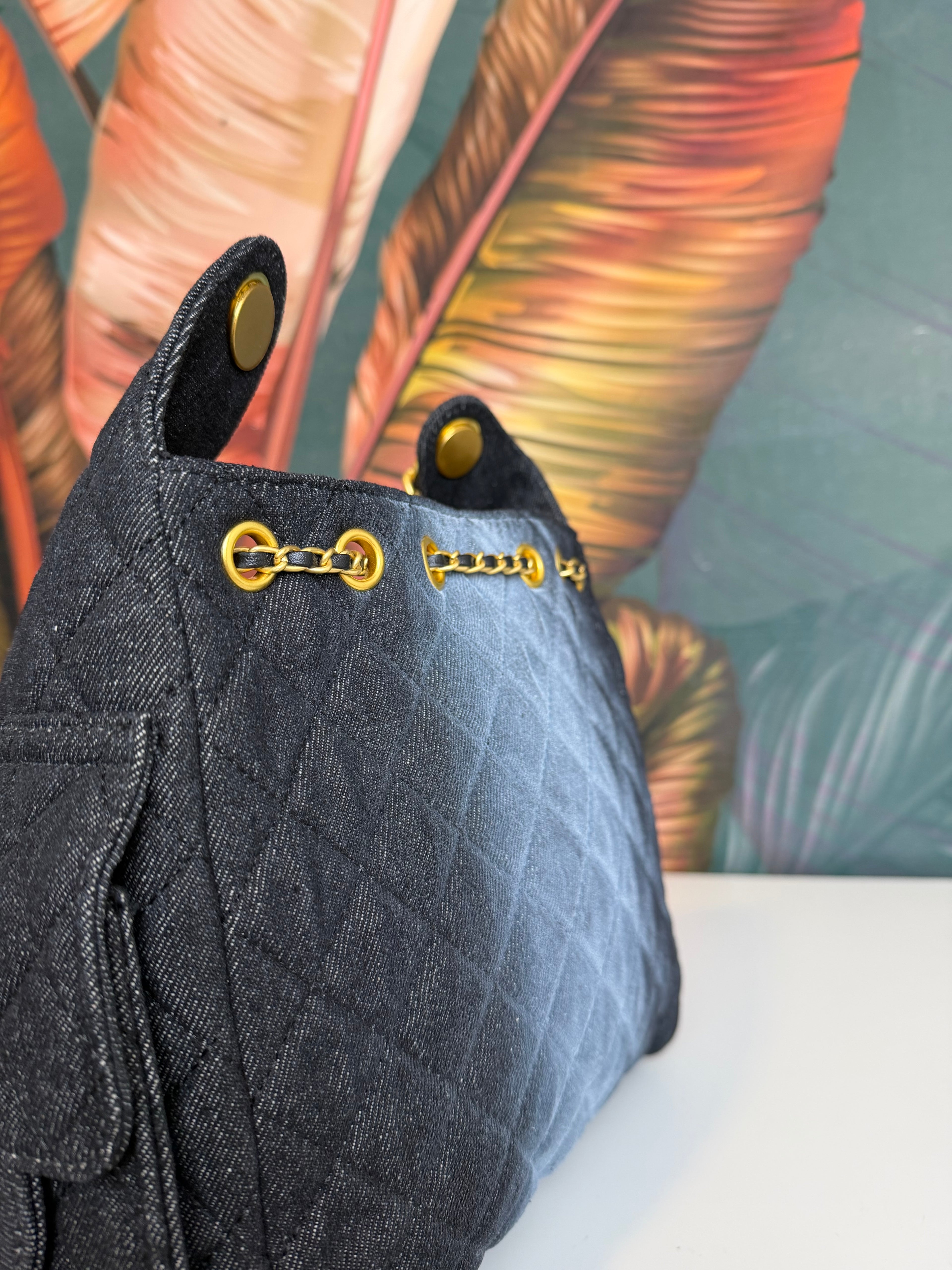 Borsa denim 25cm