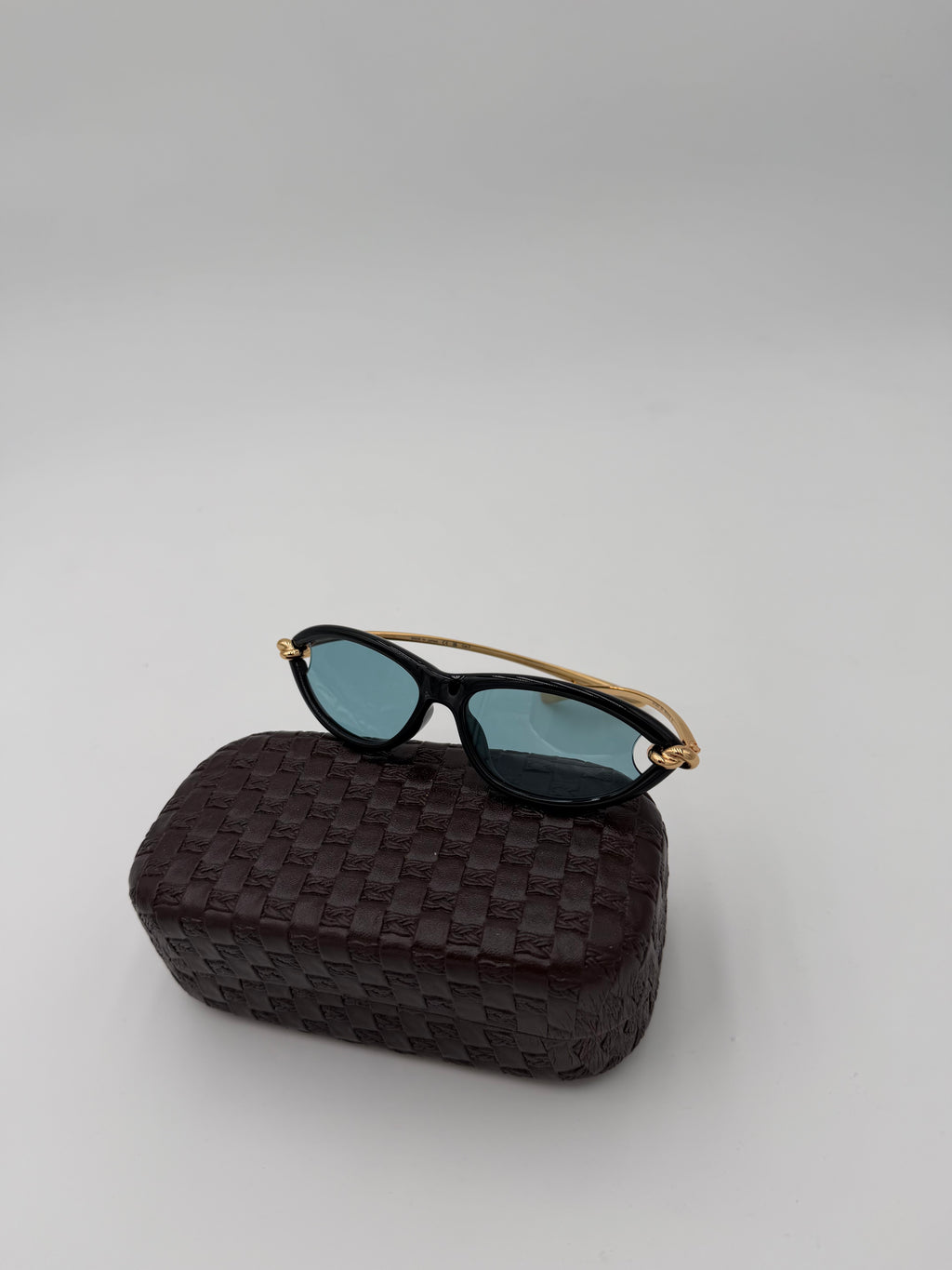 Occhiali bottega celeste