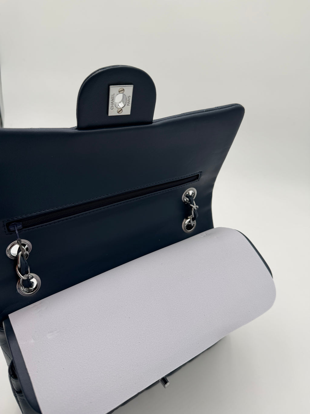 Borsa chany blu notte 25cm