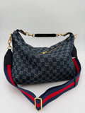 Borsa Clotilde denim 35cm