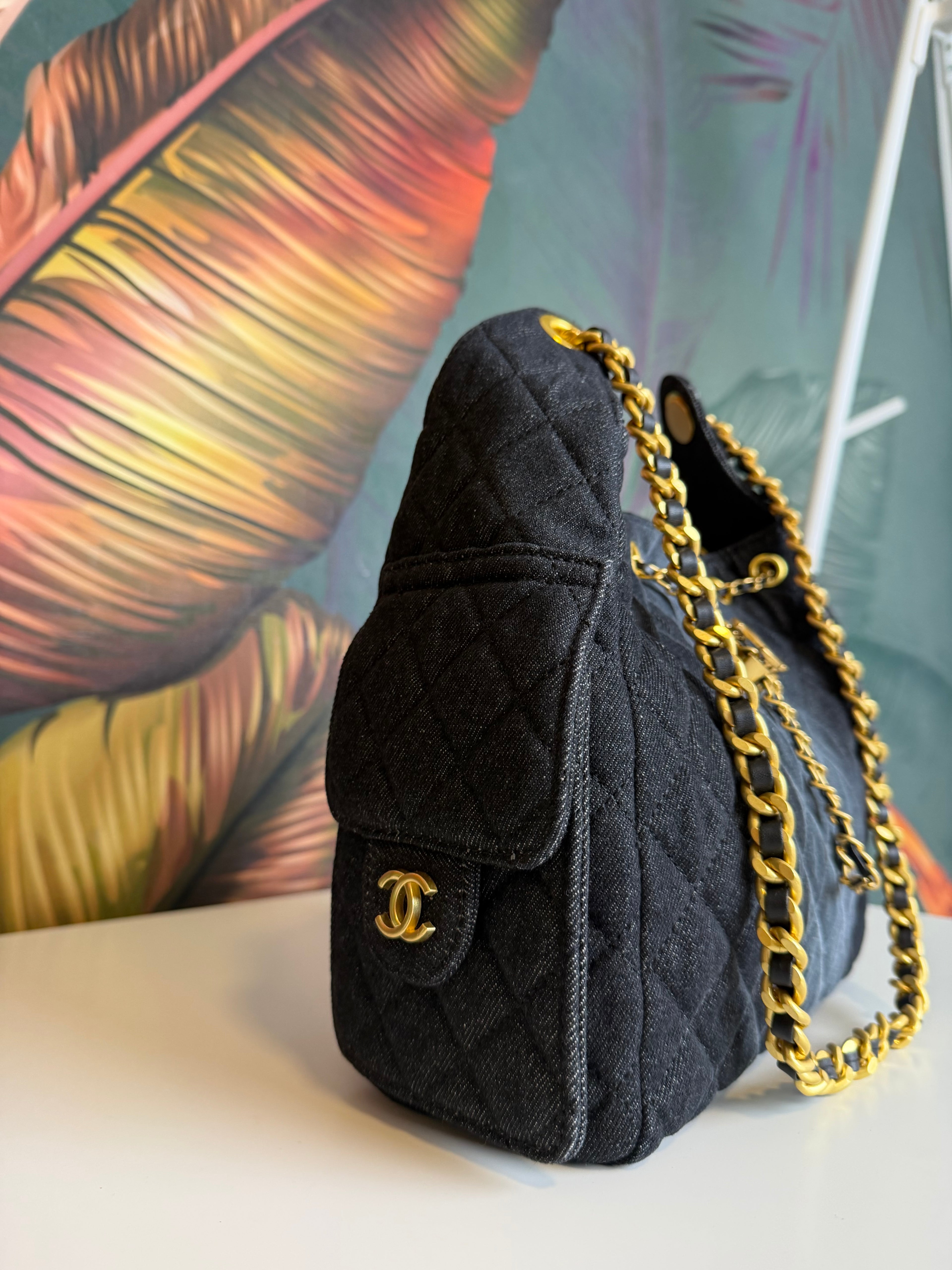 Borsa denim 25cm