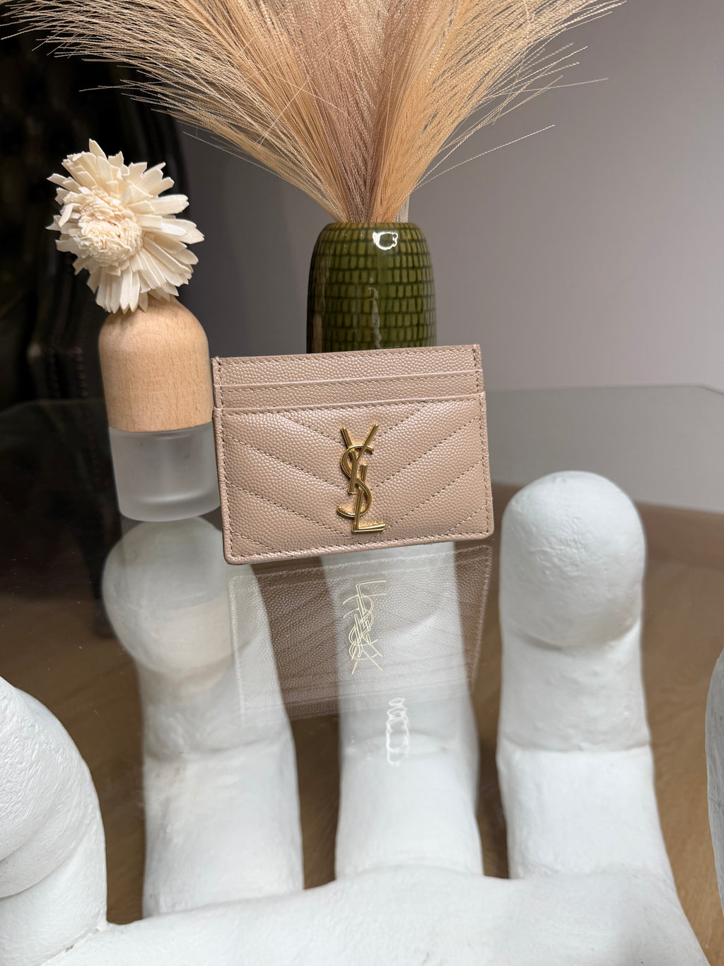 Porta carte laury beige