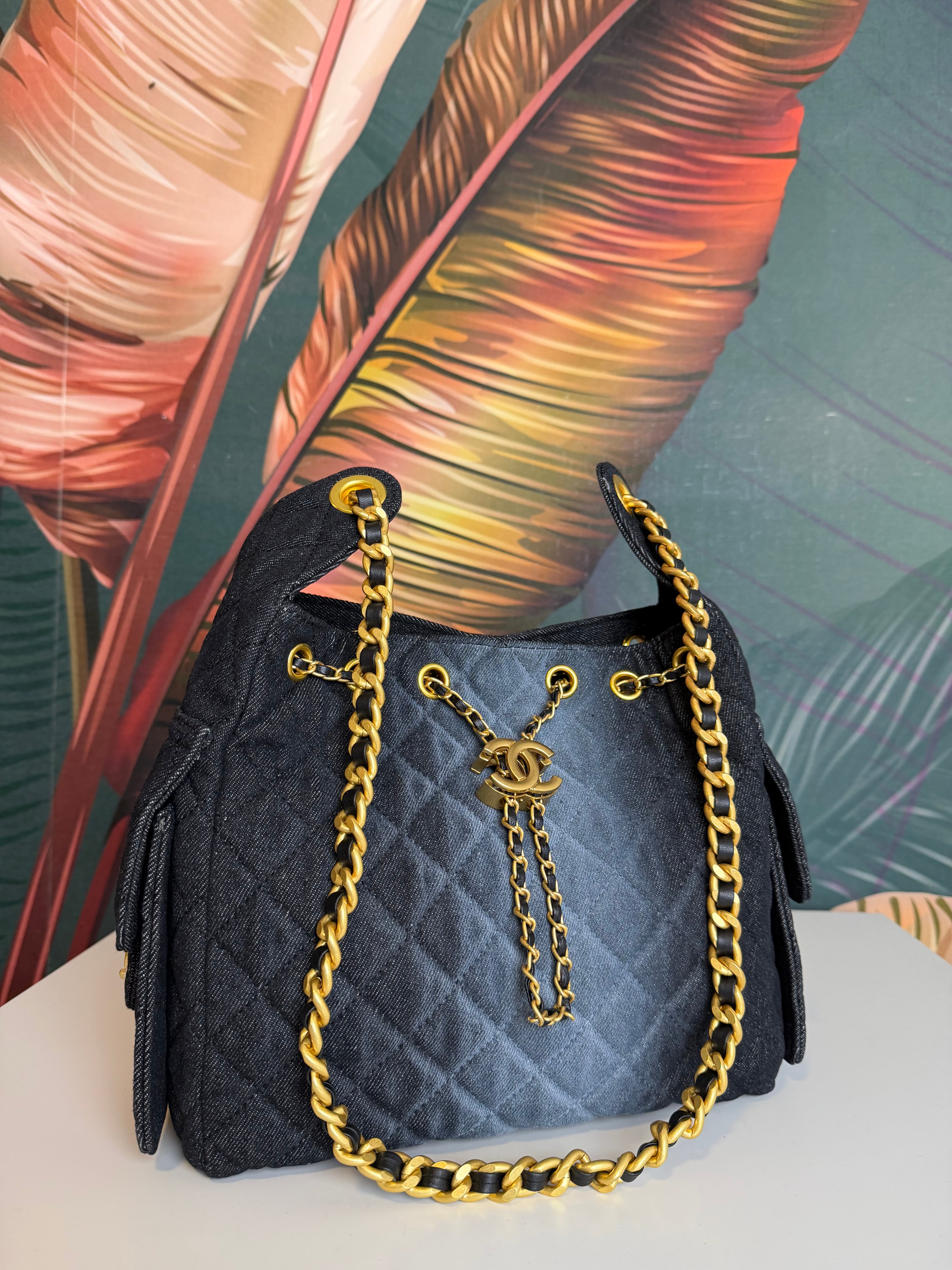 Borsa denim 25cm