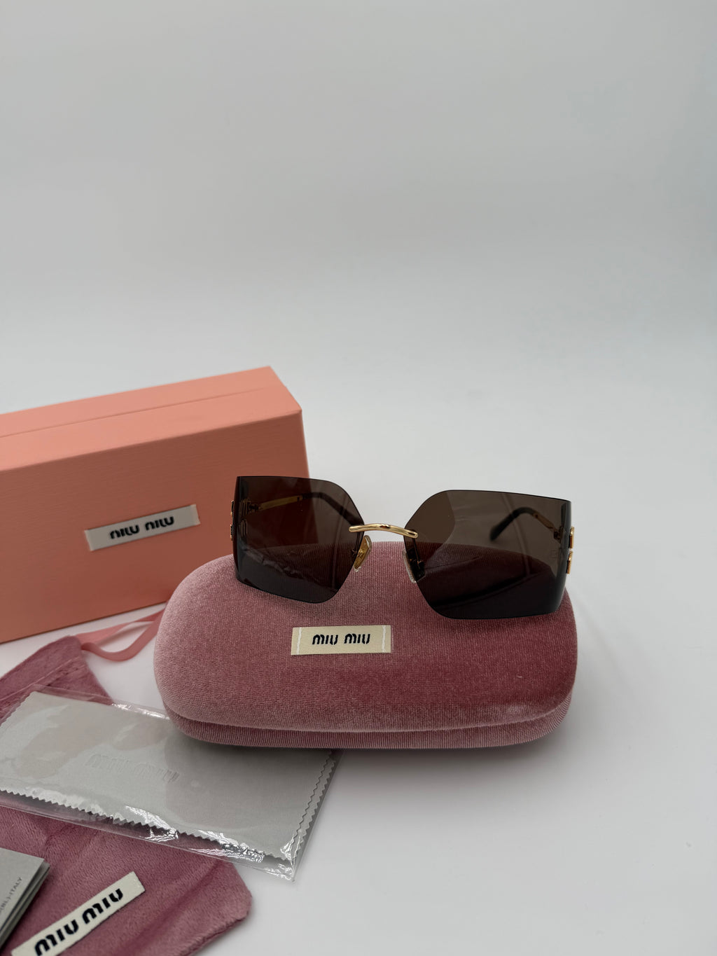 Occhiali mask brown